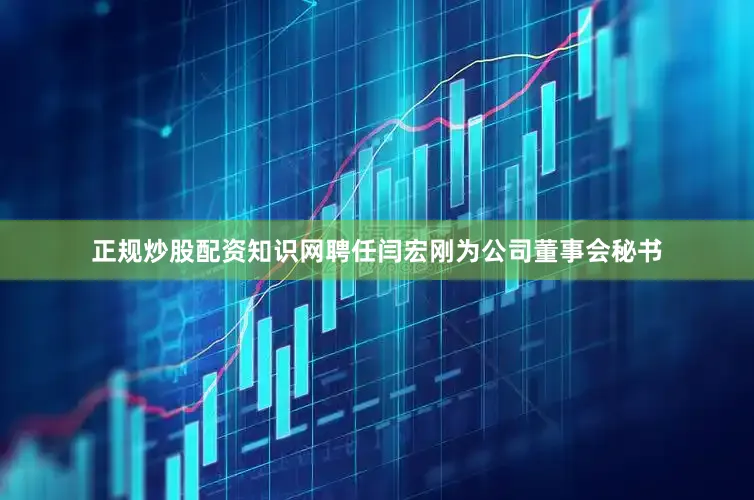 正规炒股配资知识网聘任闫宏刚为公司董事会秘书