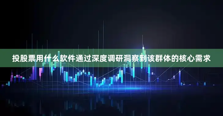 投股票用什么软件通过深度调研洞察到该群体的核心需求